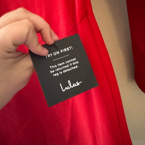 Lulus Irresistible Aura Red Backless Dress size Small - Picture 6 of 10